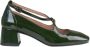 Bibi Lou Kruisband Lakleren Blokhak Green Dames - Thumbnail 1