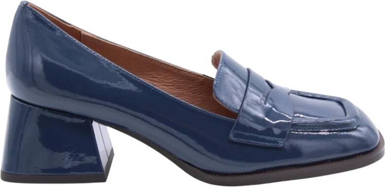 Bibi Lou Melkslang Patroon Stijlvolle Pumps Blue Dames