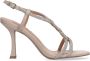 Bibi Lou Nude Leren Hoge Hak Sandalen Beige Dames - Thumbnail 1