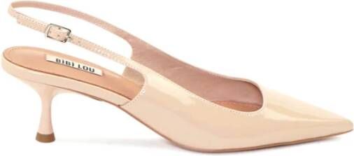 Bibi Lou Nude Puntige Neus Stiletto Sandalen Beige Dames