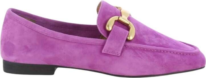 Bibi Lou Stijlvolle College Plat Loafers Purple Dames
