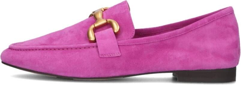 Bibi Lou Paarse Loafer met Gouden Detail Purple Dames