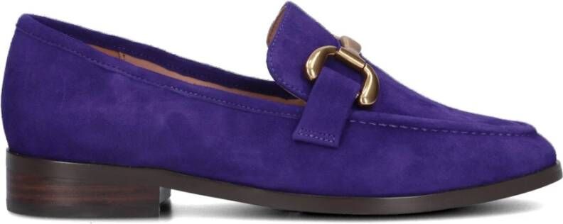 Bibi Lou Paarse Loafer met Gouden Kettingdetail Purple Dames