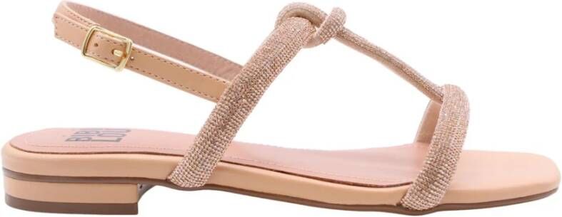 Bibi Lou Platte Zomer Sandalen Beige Dames