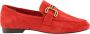 Bibi Lou Rode Suède Loafer Schoen Red Dames - Thumbnail 1