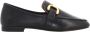 Bibi Lou Zwarte Loafer met Gouden Detail Black Dames - Thumbnail 2