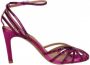 Bibi Lou Sierlijke Leren Sandalen Pink Dames - Thumbnail 1