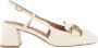 Bibi Lou Slingback Sandalen Wit White Dames - Thumbnail 1