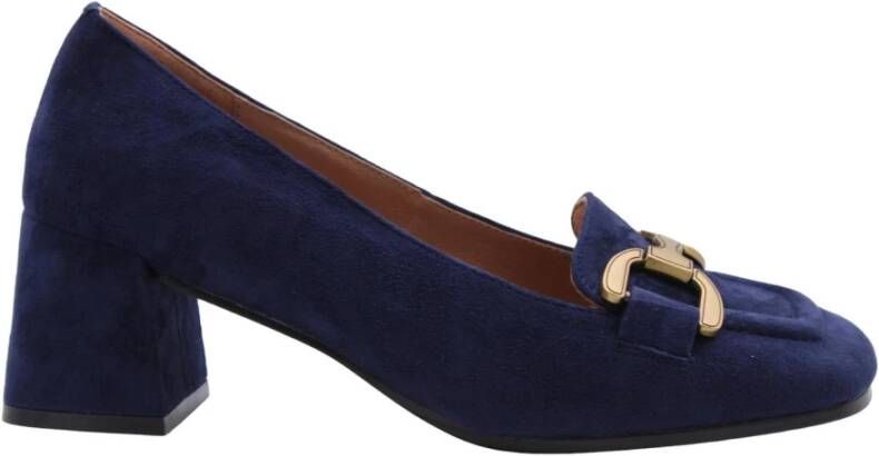 Bibi Lou Stijlvolle Mocassin Schoenen voor Heren Blue Dames