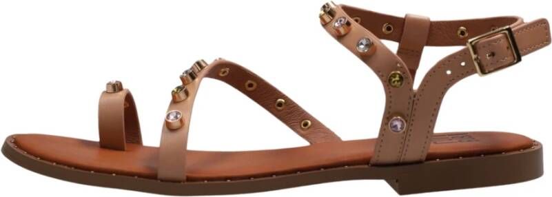 Bibi Lou Stijlvolle roze sandalen met studs Pink Dames