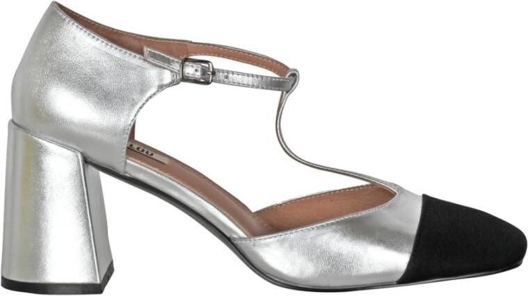 Bibi Lou Zilveren Schoen Plata Scarp Gray Dames