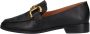 Bibi Lou Zwarte Loafer met Gouden Horsebit Detail Black Dames - Thumbnail 4