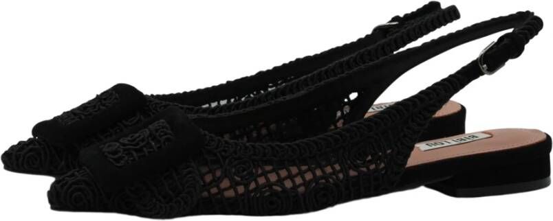 Bibi Lou Zwarte Sandalen Puntige Neus Black Dames