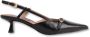 Bibi Lou Zwarte Slingback met Gouden Gespen Black Dames - Thumbnail 1