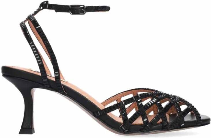 Bibi Lou Zwarte Strass Sandalen Black Dames