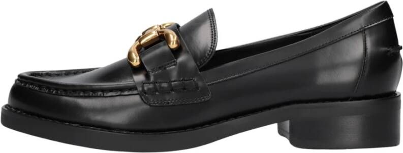 Bibi Lou Zwarte Suède Loafers voor Dames Black Dames