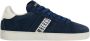 Bikkembergs Blauwe Gewassen Heren Sneakers Blue Heren - Thumbnail 1