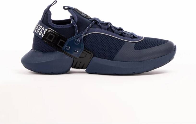 Bikkembergs Heren Slip-On Sneakers Gregg Blue Heren