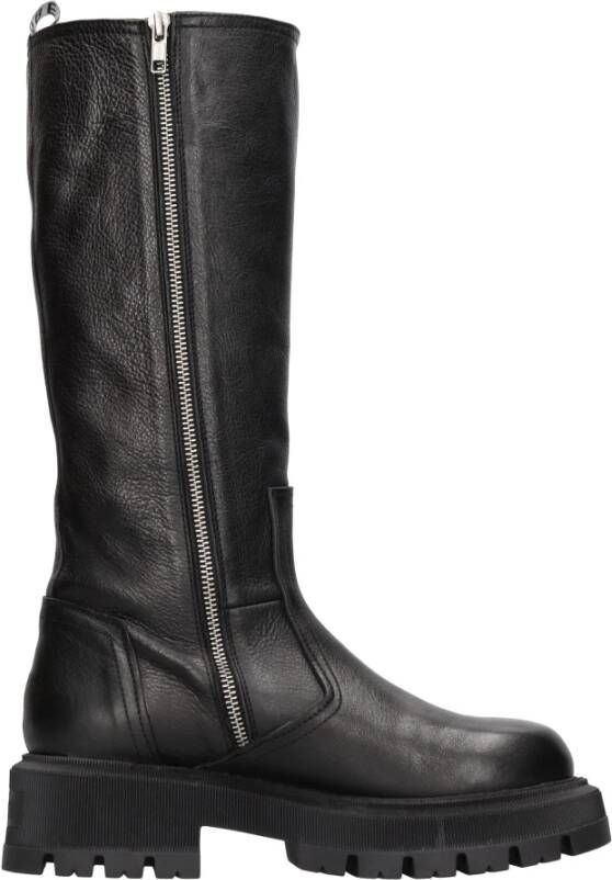 Bikkembergs Zwarte Laarzen Herfst Winter Collectie 2023 2024 Black Dames