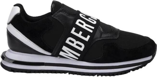 Bikkembergs Zwarte Casual Leren Sneakers Black Dames