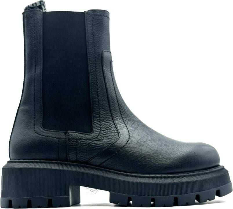 Bikkembergs Zwarte Laarzen 25019 Collectie Herfst Winter 2024 2025 Black Dames