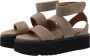 Billi Bi Chunky Plateau Sandalen Dessert Suède Beige Dames - Thumbnail 1