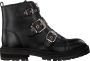 Billi Bi Zwarte Bikerboot met Zilveren Details Black Dames - Thumbnail 2