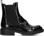 Billi Bi Zwarte Leren Chelsea Boots Black Dames - Thumbnail 2