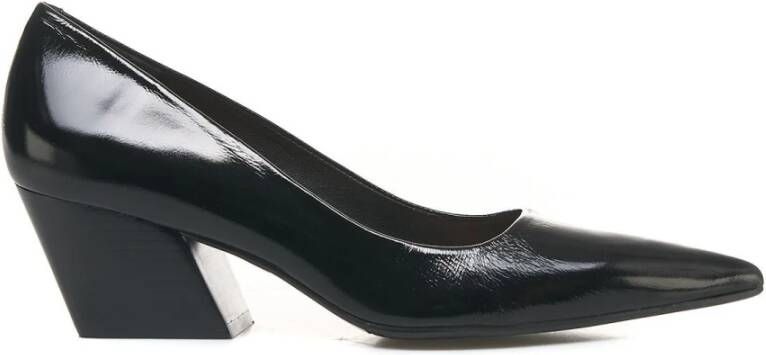 Billi Bi Zwarte Leren Decolleté Pumps Black Dames