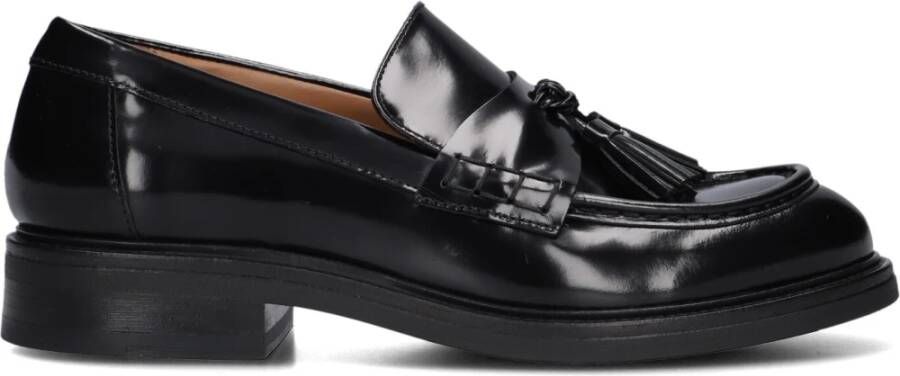 Billi Bi Zwarte Leren Loafers Stijlvol Comfortabel Black Dames