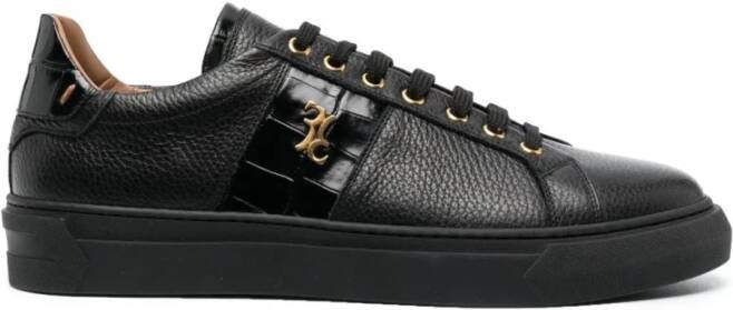 Billionaire Zwarte Lo-Top Casual Sneakers Black Heren