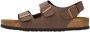 Birkenstock Bruine Sandalen met Leren en Synthetische Voering Brown Unisex - Thumbnail 2