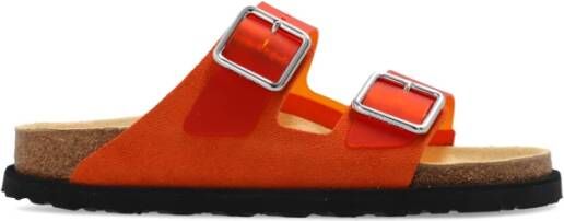 Birkenstock 1774 Arizona PVC Slippers Orange Dames