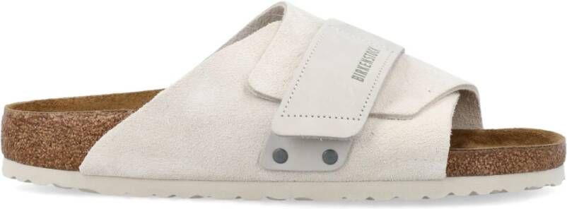 Birkenstock Antiek Witte Kyoto Sandalen White Heren