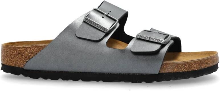 Birkenstock Arizina BS Slides Gray Dames