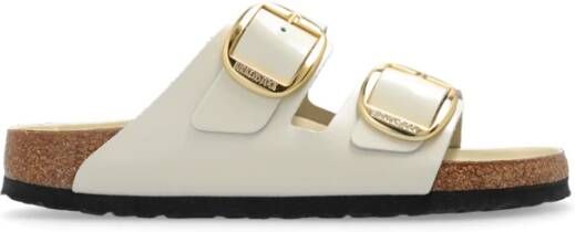 Birkenstock Arizona Big Buckle slides Beige Dames