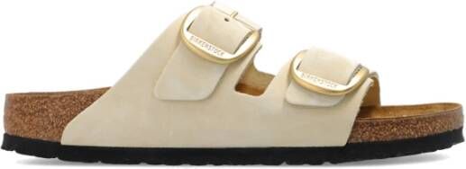 Birkenstock Arizona Big Buckle slides Beige Dames