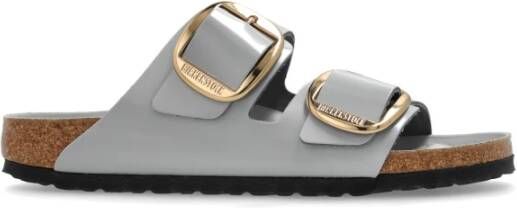 Birkenstock Arizona Big Buckle Slides Gray Dames