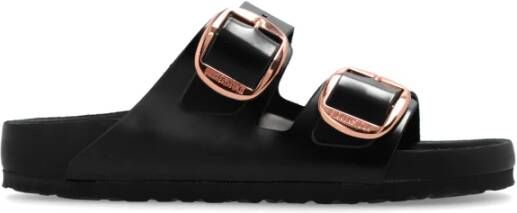 Birkenstock Arizona Big Buckle Slippers Black Dames