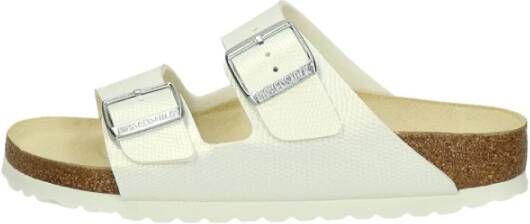 Birkenstock Arizona BS Birko-Flor Geëmbost White Dames