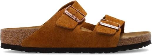 Birkenstock Arizona BS Slides Brown Heren