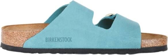 Birkenstock Arizona Dames Leren Sandalen Blue Dames