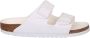 Birkenstock Arizona Slippers Triple White Narrow fit | Wit | Imitatieleer - Thumbnail 88