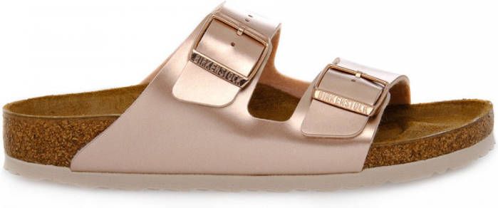 Birkenstock Arizona Elett MET Koperen Calz Sliders