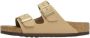 Birkenstock Arizona Lederen Sandalen met Anatomisch Voetbed Beige Heren - Thumbnail 1