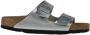 Birkenstock Klassieke Comfort Slider Arizona BS Dames Sandaal Grijs Dames - Thumbnail 4