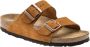 Birkenstock Arizona Mink Suède Leren Sandaal Brown Heren - Thumbnail 1