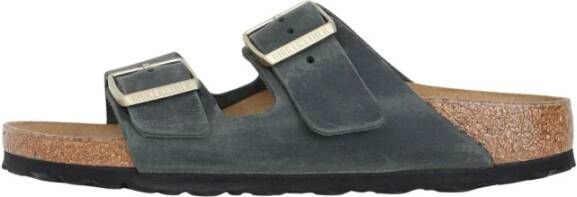 Birkenstock Arizona Olijfgroene Sliders Green Dames