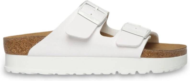 Birkenstock Arizona Papillio Witte Vegan Sandalen White Dames