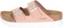 Birkenstock Arizona Platform Leren Sandalen Pink Dames - Thumbnail 1